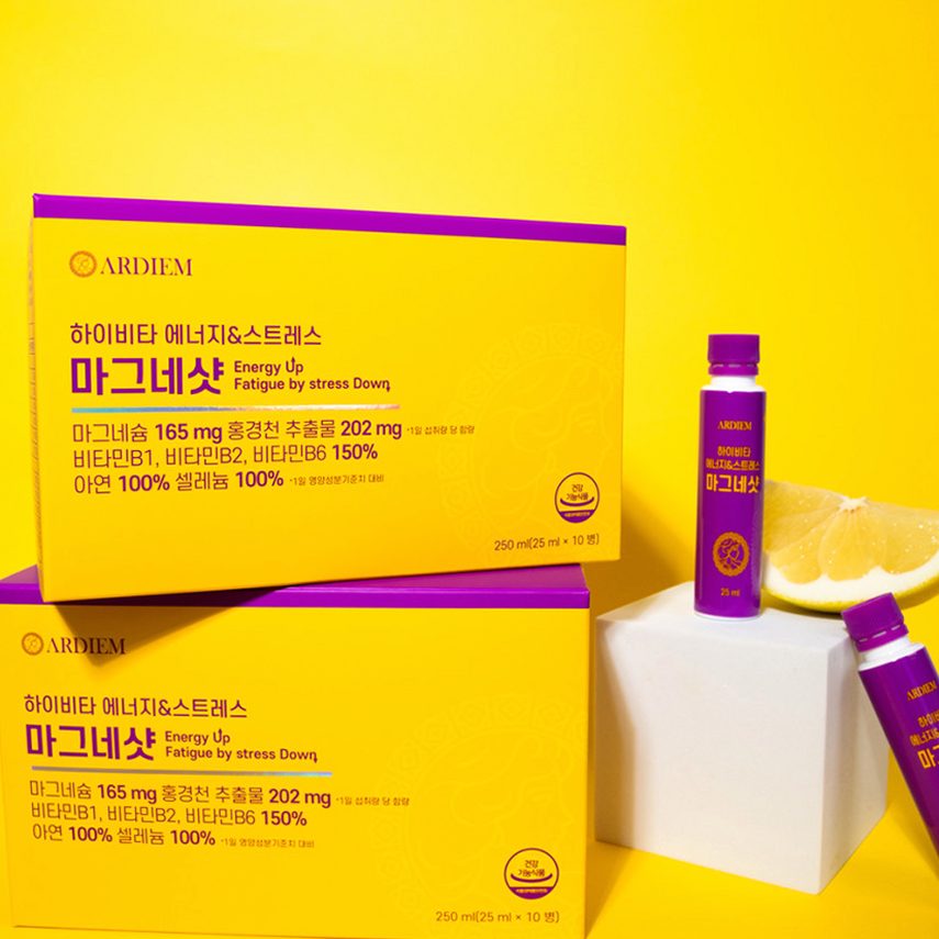 아르디엠 하이비타 에너지&스트레스 마그네샷 250ml 10개입, 1개