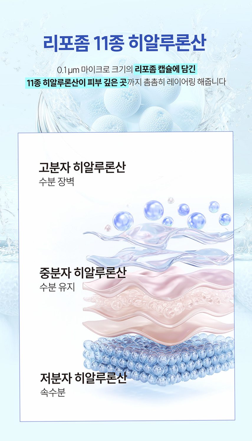 [저분자 히알루론산 PDRN] 곤약 수분 앰플 수딩 속건조 보습 판테놀 스쿠알란 50ml, 1개