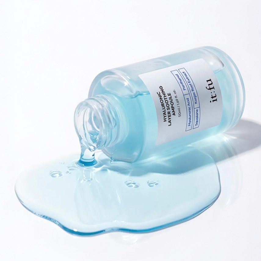 [저분자 히알루론산 PDRN] 곤약 수분 앰플 수딩 속건조 보습 판테놀 스쿠알란 50ml 2개