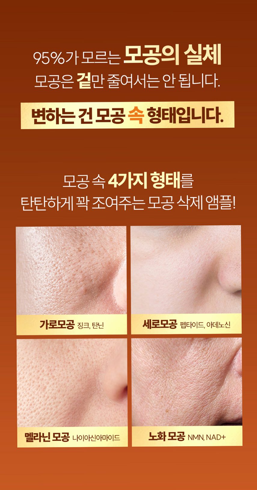 [모공 수축 율무 펩타이드] 순율 앰플 타이트닝 리프팅 결 요철 탄닌 50ml, 1개